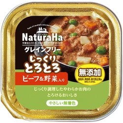 ナチュラハ グレインフリー じっくりとろとろビーフ＆野菜入り 100g