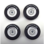 KKDCACC046 1/18 ロータス エスプリ Tire Set with rims シルバー [コレクションミニカー用パーツ]