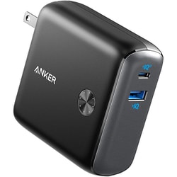 Anker PowerCore Fusion 10000 モバイルバッテリー搭載USB充電器 ブラック A1623115