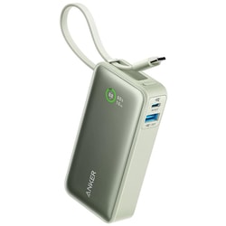 Anker Nano Power Bank （30W, Built-In USB-C Cable） グリーン A1259061