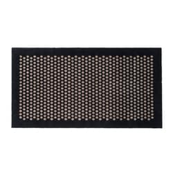 フロアマット 67×120cm ドット ブラック TC-00712