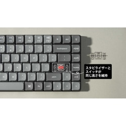 Keychron K3 Max White US 赤軸 Keychron K3 Max QMK/VIA Mac日本語配列 Gateronロー