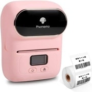感熱ラベルプリンター スマートフォン・パソコン対応 Bluetoothワイヤレス接続 充電式 ピンク PH-M110/PK