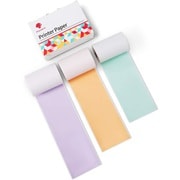 Phomemo M02S/M02Pro用 感熱式ラベルシールテープ 3本(3.5メートル/1本)セット 幅50ミリ タイプ連続テープ ミントグリーン・ラベンダー・オレンジ(各1本) PH-Q22-RMSMLL