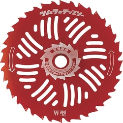 ツムラ 刈払機用チップソー W型 255×20P/20P 1948