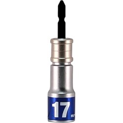 19941 [MUSTTOOL 軸交換式落下防止ソケット12角 差込6.35x対辺17mm×全長105mm RBS17C-12K]