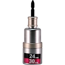 19958 [MUSTTOOL 軸交換式落下防止ダブルソケット6角 差込6.35x対辺24/30mm×全長130mm RBS2430O-6K]