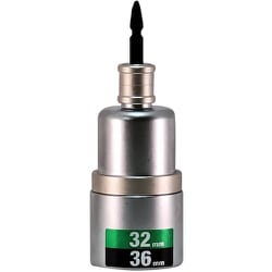 19960 [MUSTTOOL 軸交換式落下防止ダブルソケット6角 差込6.35x対辺32/36mm×全長145mm RBS3236I-6K]