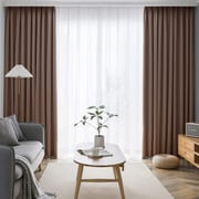 カーテン+レースカーテン 各1枚 ブラウン 150×178×2P JAB1G3BR6X