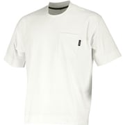 8863-01-L [カジメイク 8863 パリT半袖クルーネック ホワイト L]