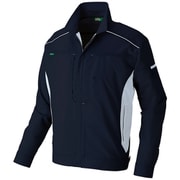AZ3530-010-5L [アイトス 長袖ブルゾン（男女兼用）AZ3530 ブラック×シルバーグレー 5L]