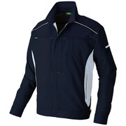 AZ3530-010-6L [アイトス 長袖ブルゾン（男女兼用）AZ3530 ブラック×シルバーグレー 6L]