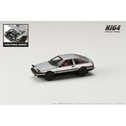 HJ641052ASB 1/64 トヨタ スプリンター トレノ GT APEX AE86 JDM Style シルバー/ブラック [ダイキャストミニカー]