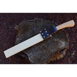 剣鉈 トヨクニ 土佐登山剣鉈7寸 ステンツバ輪 ダマスカス15青2 洋樫柄