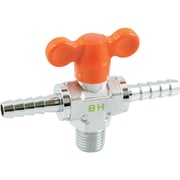 ASOH 外ネジ×ホース口(Lポート)(RoHS指令相当品) PT1/4×Φ9×Φ9 BH-5299R