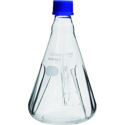 BNSF-1L-SCI [HARIO バッフル付きねじ口三角フラスコ 1,000mL]