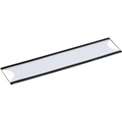 TRUSCO マグネット式見出しプレート 25X110 黒 10枚入 MGP-25X110-BK