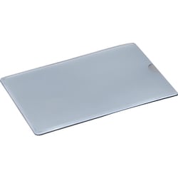 TRUSCO マグネット式見出しプレート 名刺サイズ 61X95 白 10枚入 MGP-61X95-W
