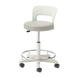 マツヨシ ナースチェア（ハイタイプ） クリームイエロー MY-N3265R セツキ・リングツキ