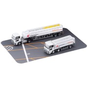331261 Nスケール塗装済みディスプレイモデル トラック・トレーラーコレクション 出光タンクローリーセットC [鉄道模型用品]