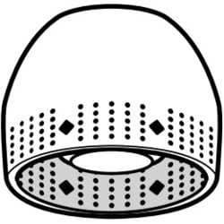 イヤーピース LLサイズ 1個 アースブルー 5-030-255-31