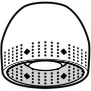 イヤーピース LLサイズ 1個 アースブルー 5-030-255-31