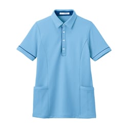 半袖ロングポロシャツ（男女兼用） 3L クリアスカイ HSP004-6