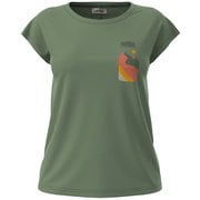 Fulu Merino T-Shirt W 44304 640 クローバー Sサイズ [アウトドア カットソー レディース]