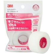トランスポア サージカルテープ プラスティックタイプ 25mm×9.1m 半透明 1巻 個包装 1527EP-1
