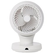 完全分解 USB給電式 3Dサーキュレーター リモコン付 リリーホワイト LCAF014-LW