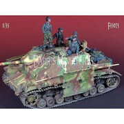 DMF35075 1/35 WWII ドイツ IV号駆逐戦車/70（A） 武装親衛隊乗員4体/装備品セット [プラモデル用パーツ]