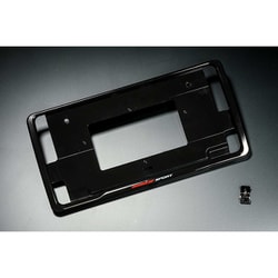 ナンバーフレーム グロスブラック 794110-0000M