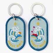 GKBJ-01 [2/8b PAIR KEY RING JAPAN ver. GREAT WAVE]