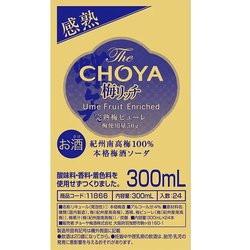 ヨドバシ.com - チョーヤ梅酒 TheCHOYA 梅リッチ 4度 300ml×24缶