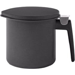 活性炭オイルポット ブラック 800ml カートリッジ 1個付 H-OP800