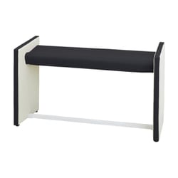 マツヨシ 待合室用ハイチェア ネオブラック W1200mm MY-MHH12