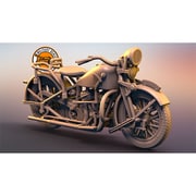 PD72173 1/72 ポ・ソコル1000軍用バイク単車 [組立式プラスチックモデル]