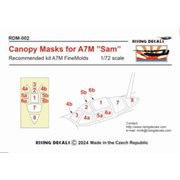 RSD M002 1/72 局地戦闘機 烈風塗装マスクシール （ファインモールド用） [プラモデル用品]