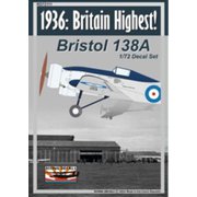 RSD RD72111  1/72 ブリストル 138A 高高度飛行実験機（イギリス1936年） デカール [プラモデル用品]