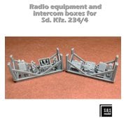 SBM 3D036 1/35 Sd.Kfz.234/4用無線機/車内通話装置 [プラモデル用パーツ]