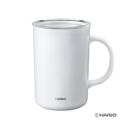 セラミックコーティング 真空二重保温マグ ホワイト CMG-470-W