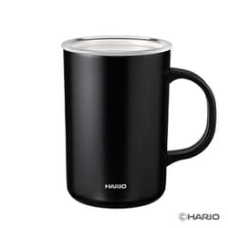 セラミックコーティング 真空二重保温マグ ブラック CMG-470-B
