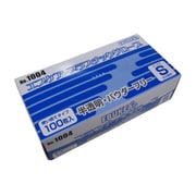 1004 [エブケアプラスチックグローブ（箱粉無 S 100枚入り]