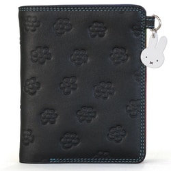MY13684 [my walit×miffy 2つ折りウォレット ブラックペース]