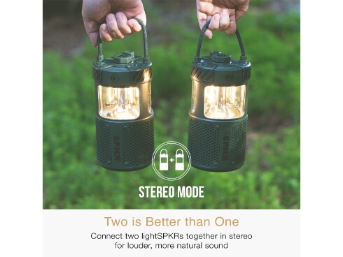 MEE audio lightSPKR Bluetooth Wireless Speaker with Camping