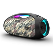 partySPKR Bluetoothパーティスピーカー ダイナミックLEDライティング付 カモフラージュ SPKR-PARTY-CM