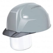 AA23-CSV-HA8-KP-LG/S [DIC 超軽量 透明バイザーヘルメット（シールド面付） AA23-CSV KP ライトグレー/スモーク]