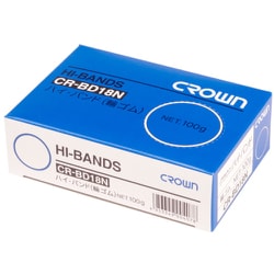 CR-BD18N-AM [クラウン ハイバンド（輪ゴム）箱入 100g【51586】]