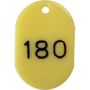 CR-BG32-Y [クラウン 番号札 番号入〔小101-200黄【31262】]