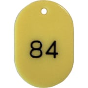 CR-BG42-Y [クラウン 番号札 番号入〔大51-100黄【31238】]